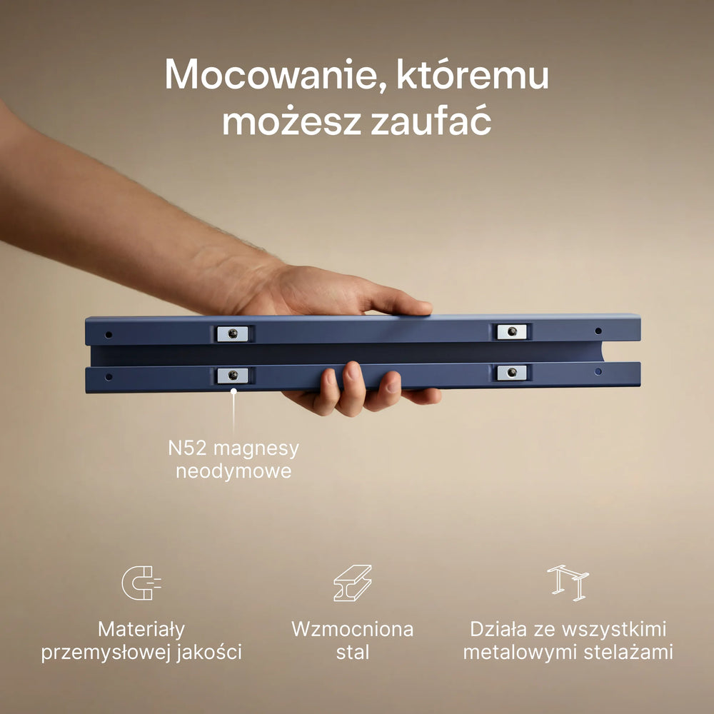 Magnetyczny kanał kablowy