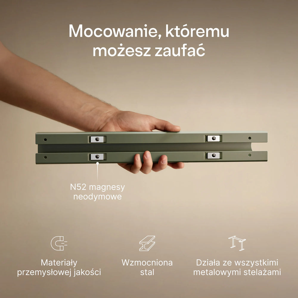 Magnetyczny kanał kablowy