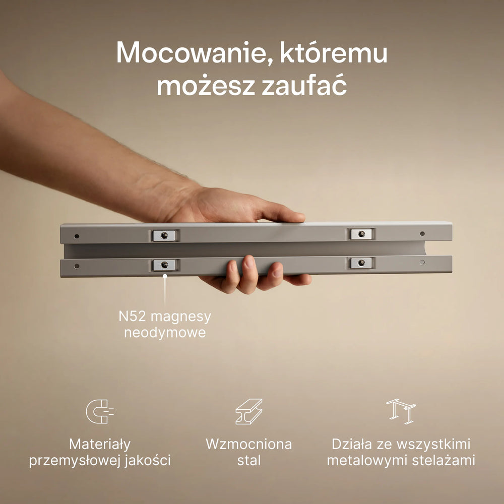 Magnetyczny kanał kablowy