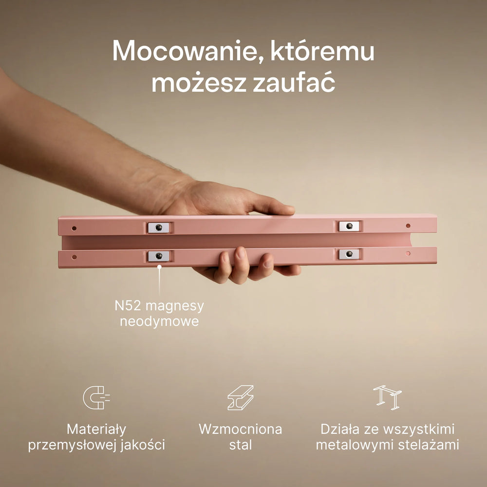 Magnetyczny kanał kablowy