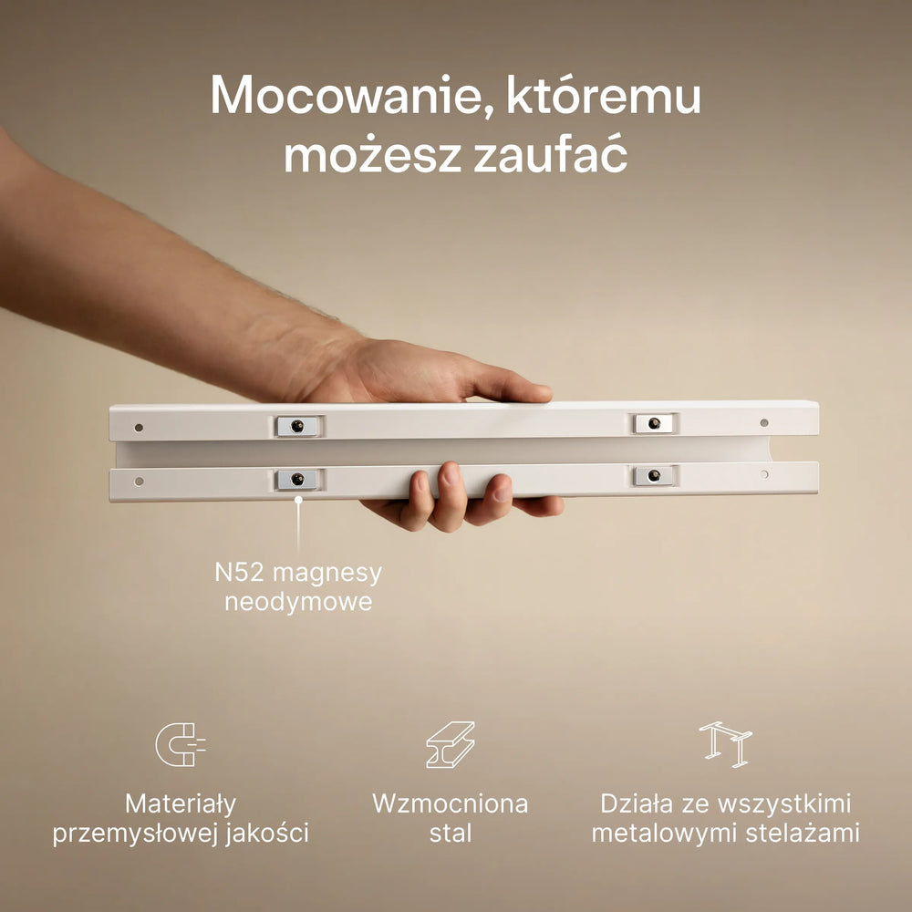 Magnetyczny kanał kablowy