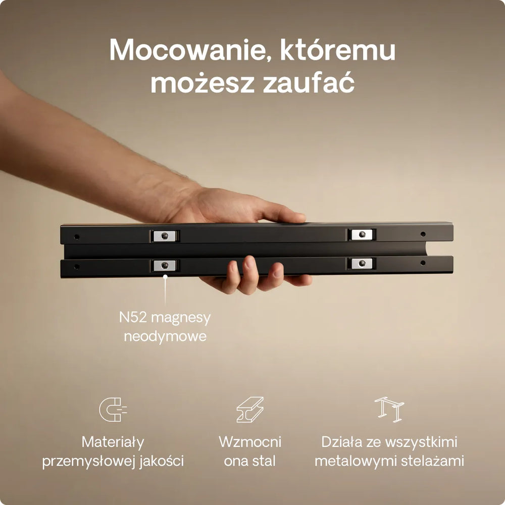 Magnetyczny kanał kablowy