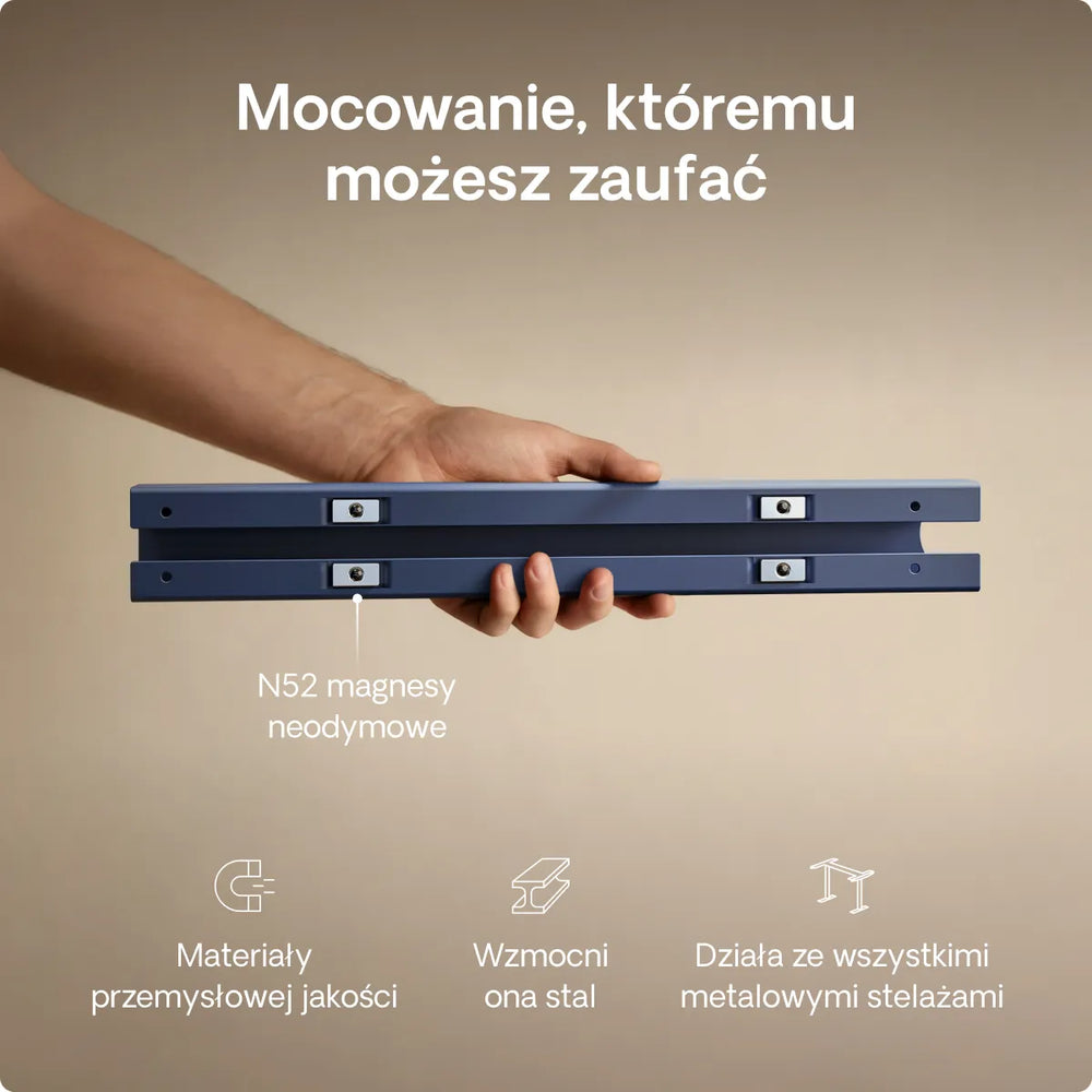Magnetyczny kanał kablowy