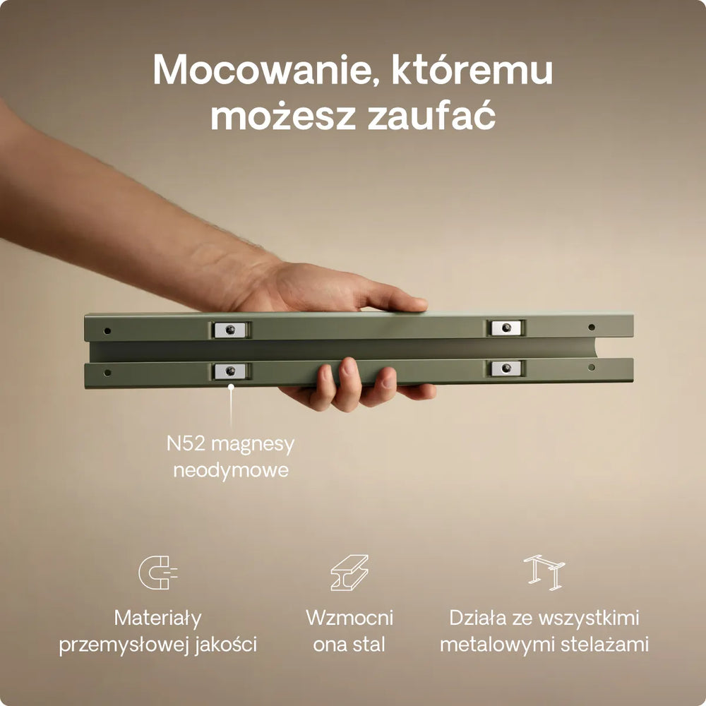 Magnetyczny kanał kablowy