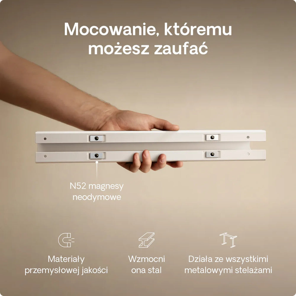 Magnetyczny kanał kablowy