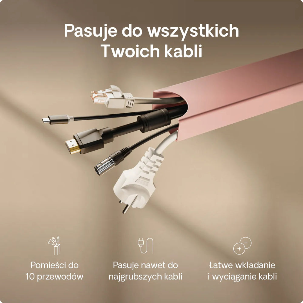 Magnetyczny kanał kablowy